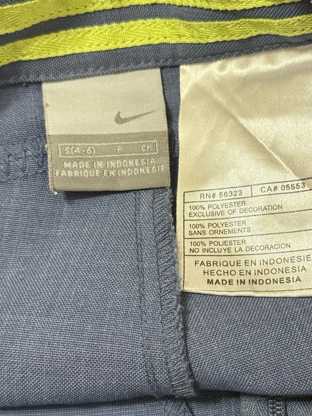 Nike Golf Shorts Women Small blue Bermuda Athletic Activewear